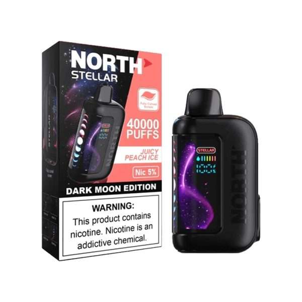 North Stellar Dark Moon Edition 40K Puffs desechable Juicy Peach ICE