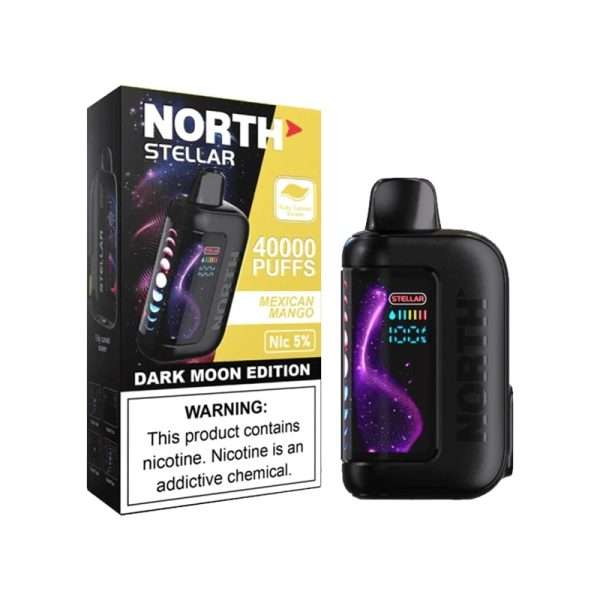 North Stellar Dark Moon Edition 40K Puffs desechable Mexican Mango
